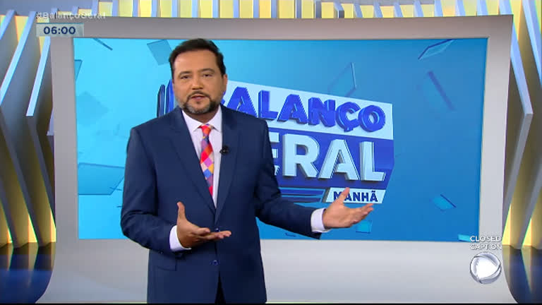 O apresentador do Balanço Geral Manhã SP, Geraldo Luís deixou a Record na pior na lista de audiências (Reprodução/RecordTV)