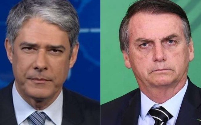 Bolsonaro cede às condições Globo e vai ao Rio para entrevista cara a cara com William Bonner (Reprodução)