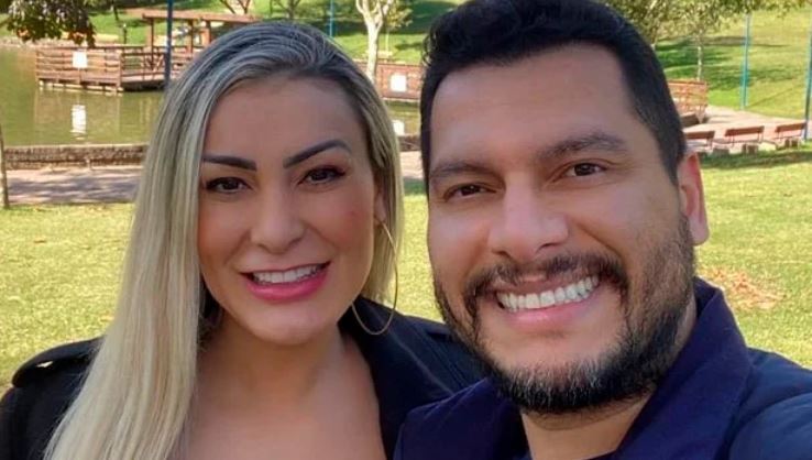 Andressa Urach e Thiago Lopes esperam o primeiro bebê do casal (Foto: Reprodução)
