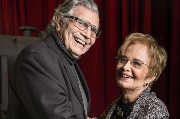 Tarcísio Meira e Glória Menezes (Foto: Reprodução / Instagram)