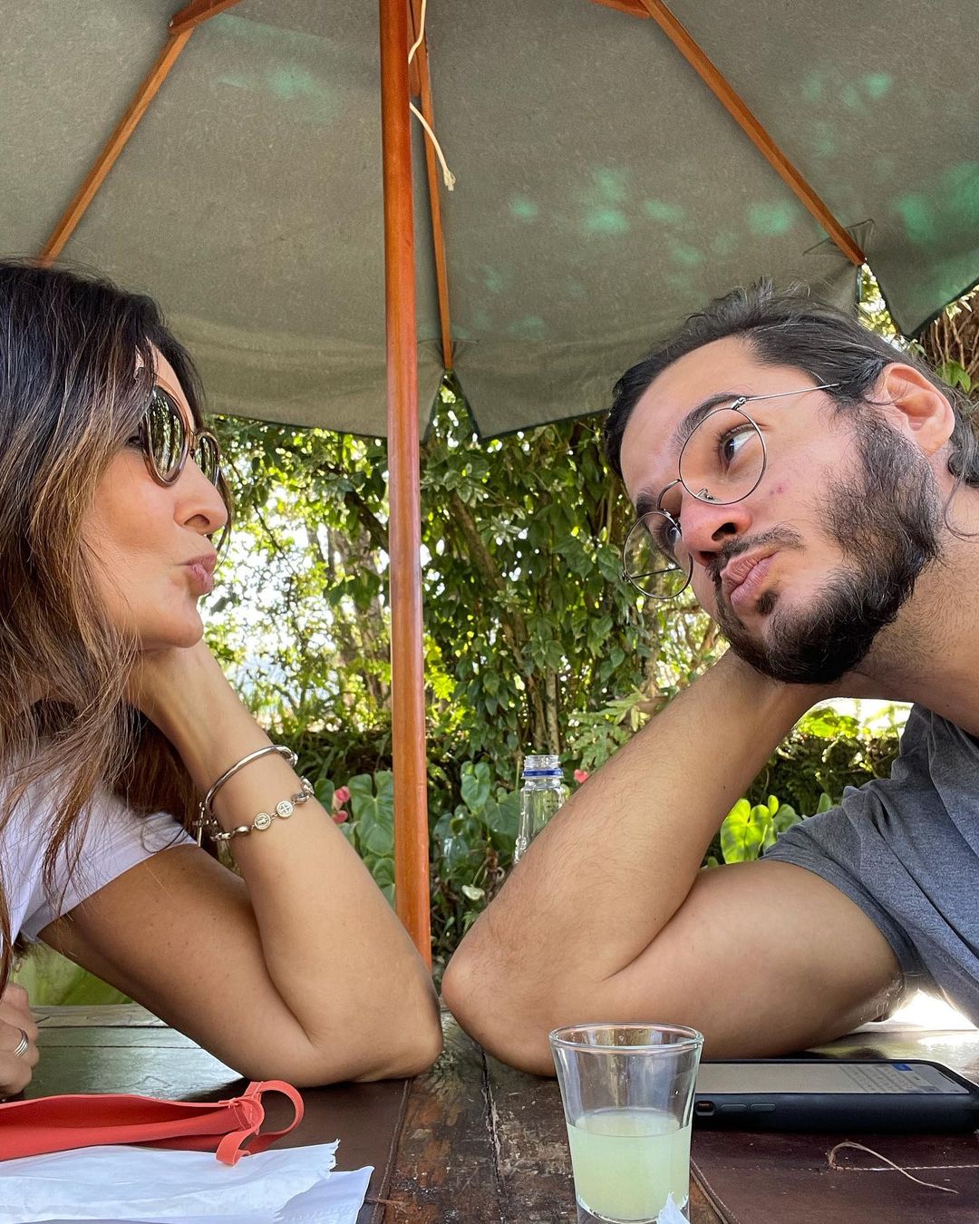 Fátima Bernardes e o namorado, o deputado federal Túlio Gadêlha (Reprodução/Instagram)