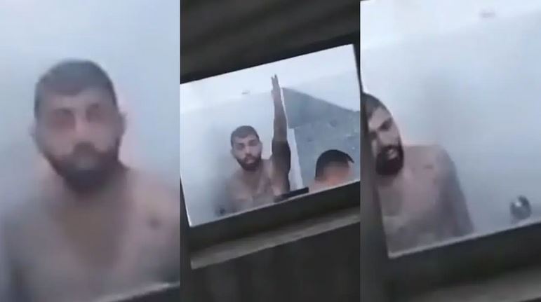 Gabigol é flagrado por torcedor no banheiro nu com outro homem (Foto: Reprodução/Instagram)