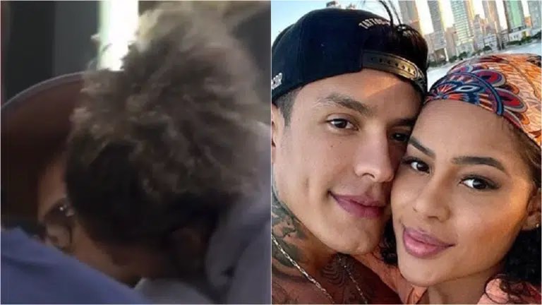 A Fazenda 13: Sthe Matos e Dynho Alves se beijam e influenciadora manda recado para o 'noivo'
