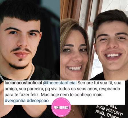 Mãe de Thomaz Costa detona ator por vender nudes na web (Reprodução/Instagram)