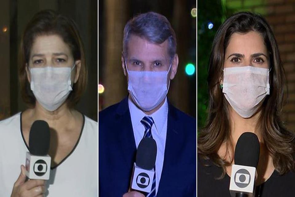 Globo flexibiliza o uso de máscaras (Foto: Reprodução)
