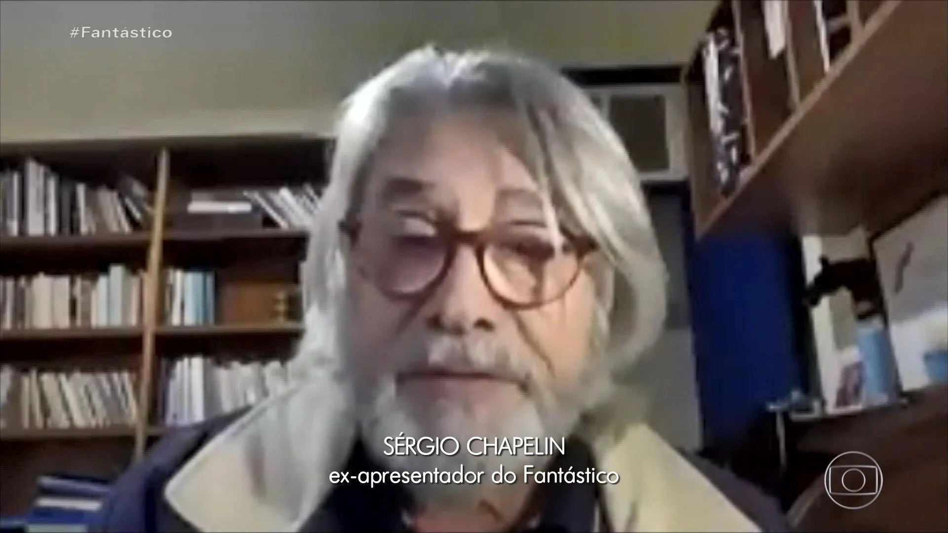 Sérgio Chapelin, ex apresentador do "Fantástico" da Globo (Foto Reprodução/Internet)