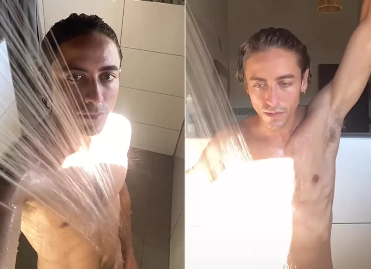 Jove em Pantanal, Jesuita Barbosa surpreende ao publicar vídeo sensual no banho (Reprodução)