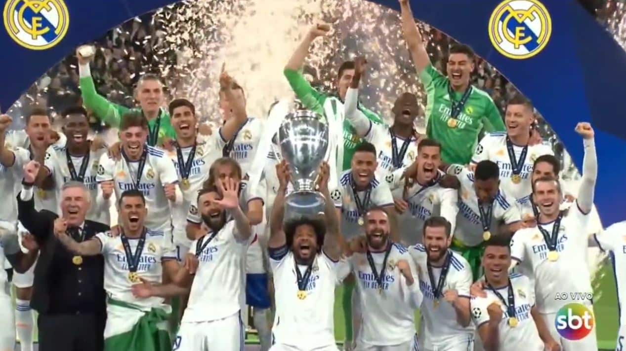 Real Madrid vence a Liga dos Campeões (Foto: Reprodução) 