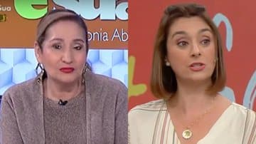 Sonia Abrão se irrita na RedeTV! e parte para cima de Catia Fonseca na Band (Foto: Reprodução)