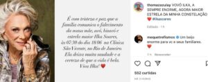 Ilka Soares, atriz veterana da Globo faleceu (Foto: Reprodução / Instagram)