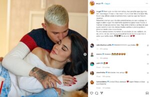 MC Gui reata o namoro com Bia Michelle e faz declaração de amor (Foto: Reprodução / Instagram)