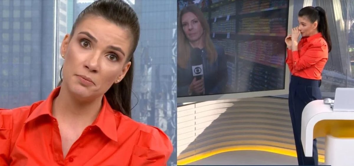 Sabina Simonato substitui Bocardi e derrama lágrimas em telejornal da Globo, Foto: Reprodução/Internet