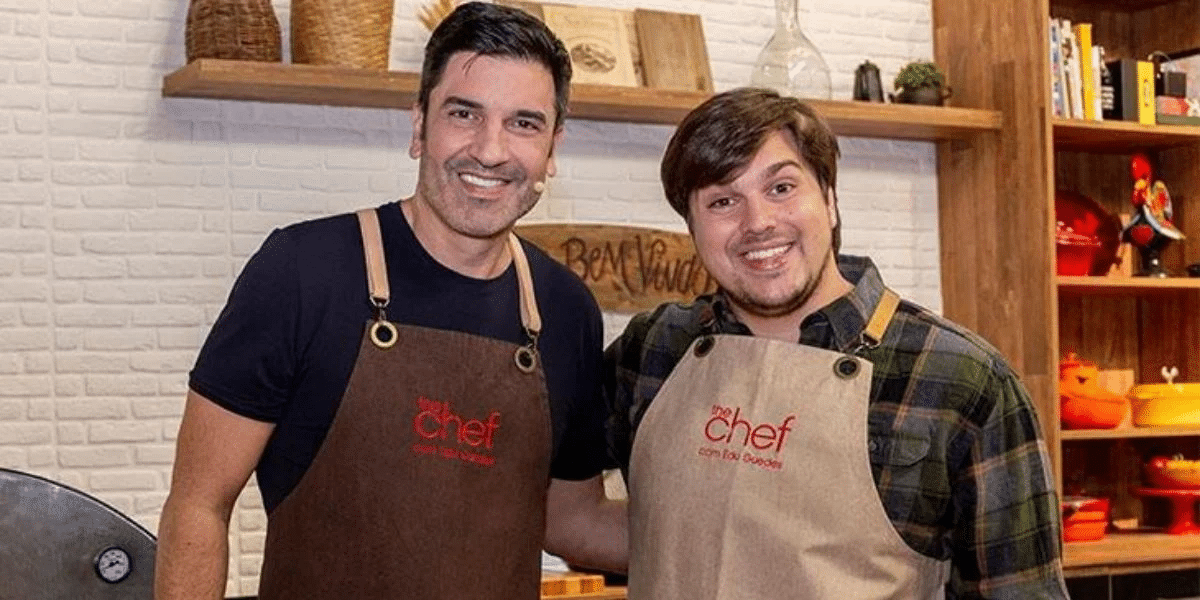 Edu Guedes e Lucas Salles no The Chef, Foto: Reprodução/Internet
