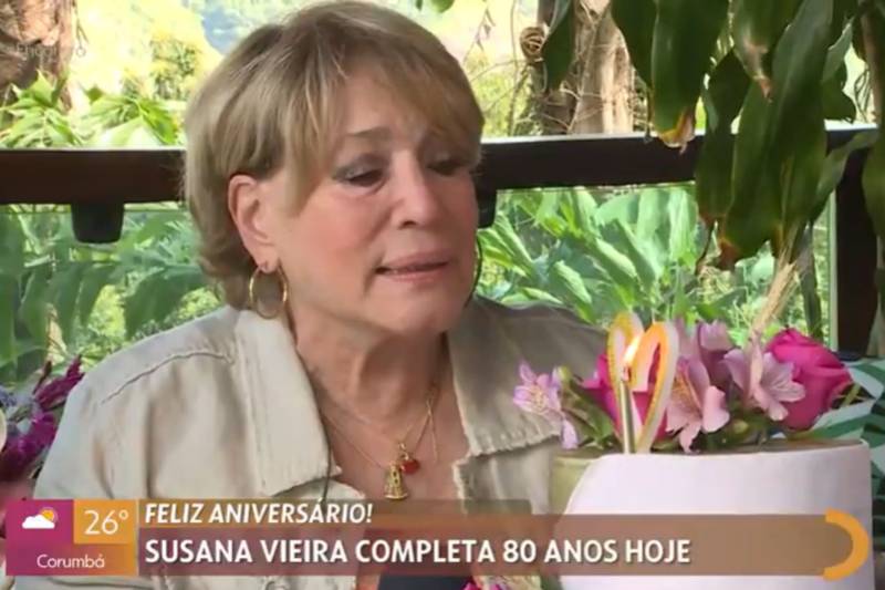 Susana Vieira salva Encontro ao errar nome de atriz e falar sobre vida íntima: “Sem abraçar e beijar” (Reprodução)