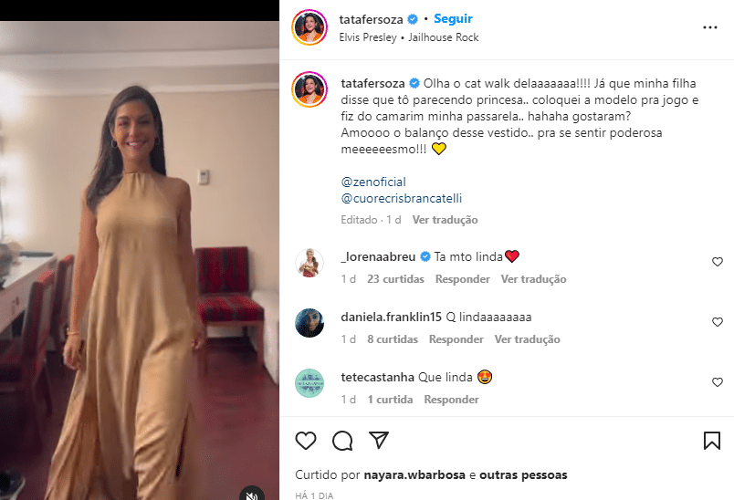 A famosa apresentadora da Globo e mulher de Michel Teló agitou as redes sociais ao mostrar sua beleza (Foto: Reprodução)