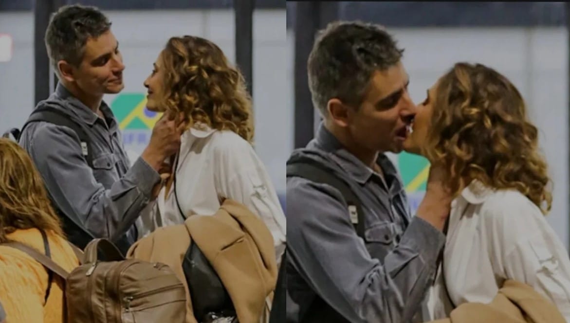 A famosa ex-atriz da Globo foi flagrada ao lado de seu namorado, Patrick Pessoa (Foto: Reprodução/Internet)