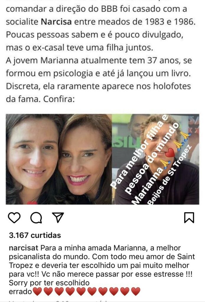 Narcisa critica Boninho (Foto: Reprodução)