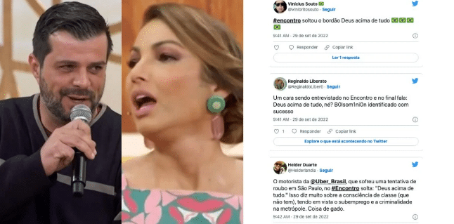 A famosa apresentadora do Encontro fugiu após fala de convidado da Globo (Foto: Reprodução)