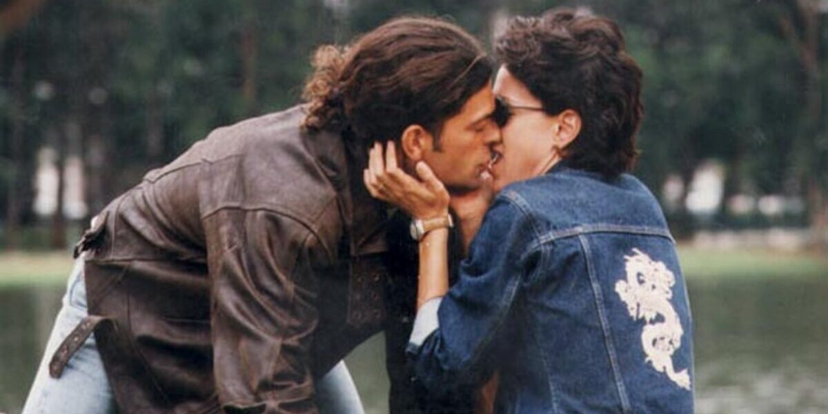 Carolina Ferraz e Eduardo Moscovis em "Por Amor" novela de sucesso da Globo (Foto Reprodução/Internet)