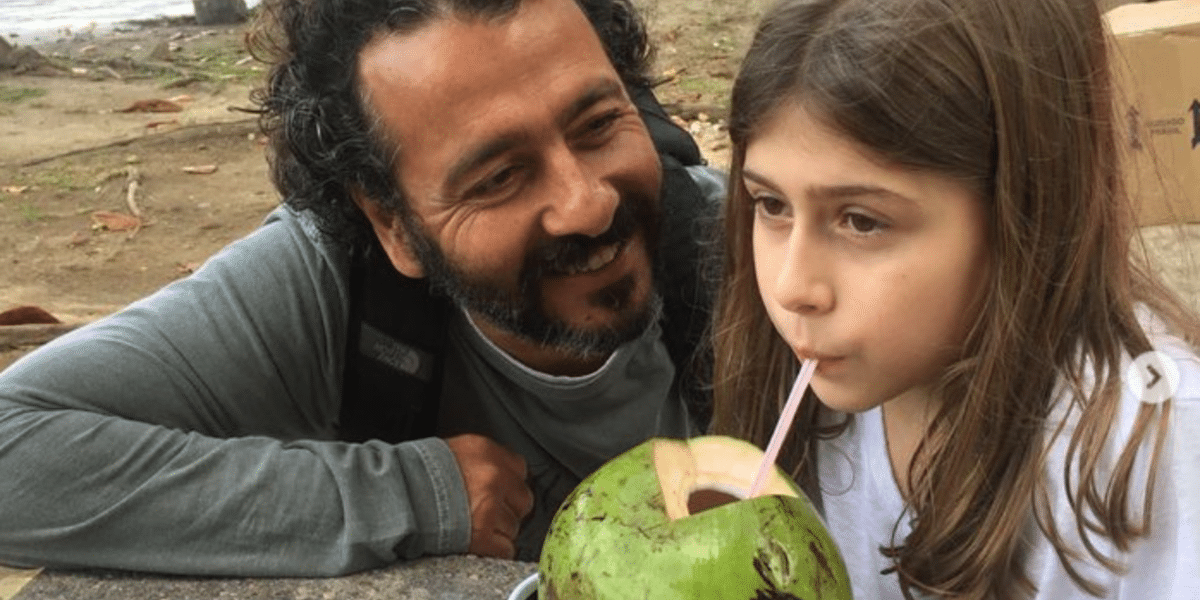 Marcos Palmeira e a sua filha Julia (Foto Reprodução/Instagram)