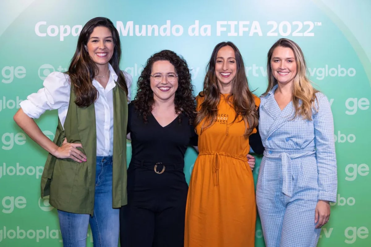 Equipe da Globo para a Copa do Mundo contará com Renata Silveira, Natália Lara e Ana Thaís Matos, Foto: Reprodução/Internet
