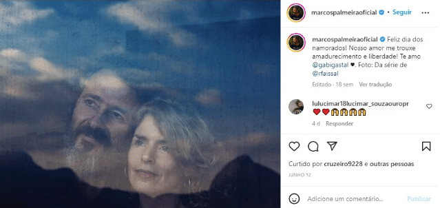 O veterano da Globo fez uma linda homenagem para sua esposa nas redes sociais (Foto: Reprodução)