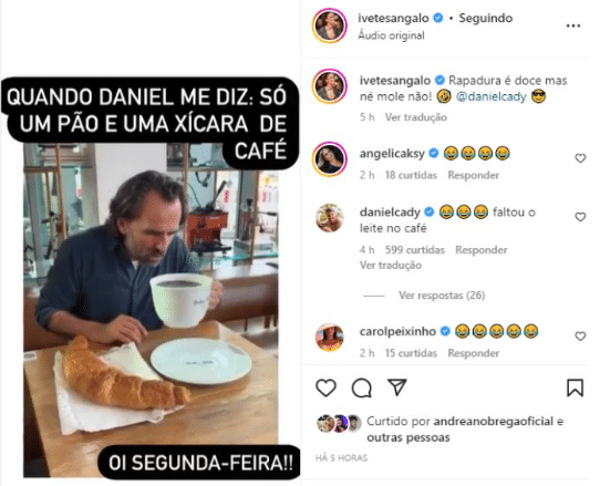 Ivete Sangalo surgiu em suas redes sociais e disparou aos fãs o que escutou do marido em casa - Foto Reprodução