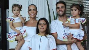 Ivete Sangalo, Daniel Cady e os filhos - Foto Reprodução