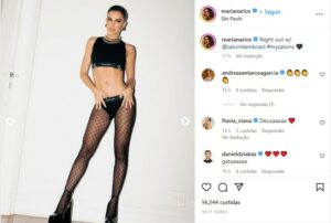 Recatada, Mariana Rios surge de calcinha e sutiã, abusa de transparência e exibe corpão: "Deusa" (Foto: Reprodução / Instagram)