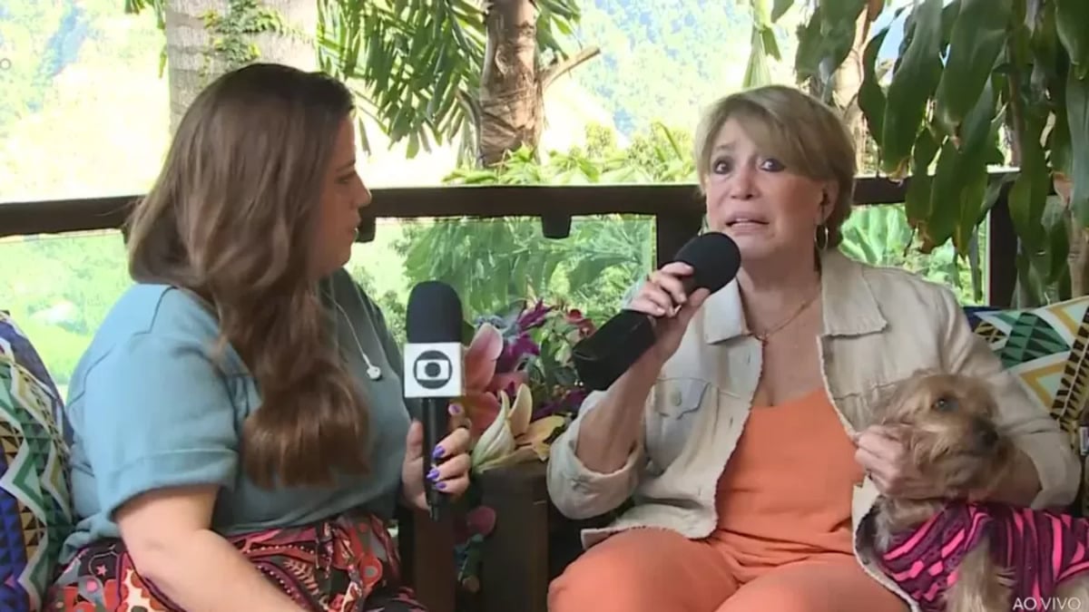 Susana Vieira disparou que Tati Machado era garota da rua durante entrevista no Encontro da Globo (Foto Reprodução)
