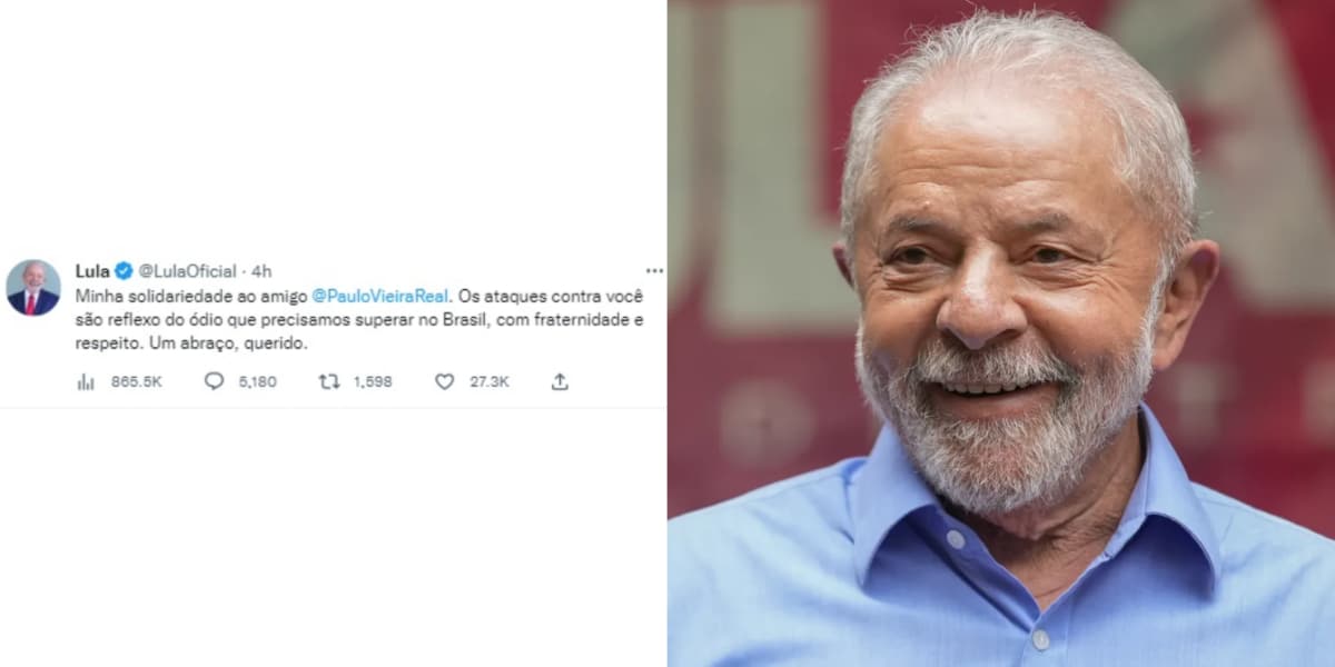 Lula sai em defesa de Paulo Vieira após piada com apoiador do Bolsonaro (Imagem Reprodução Internet)