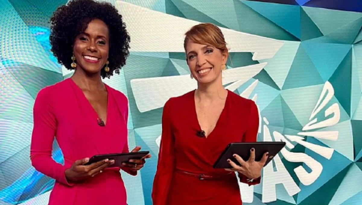 Poliana Abritta e Maju Coutinho comandam o Fantástico na Globo (Foto: Reprodução)
