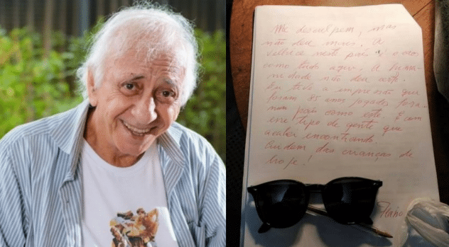Famoso ator da Globo, Flávio Migliaccio deixou carta emocionante de despedida (Foto: Reprodução)