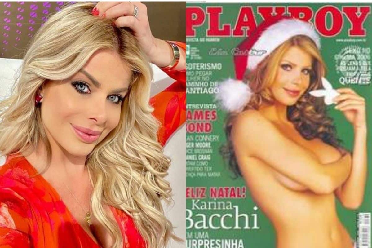 Karina Bacchi posou nua na revista Playboy em 2006 (Foto: Reprodução)