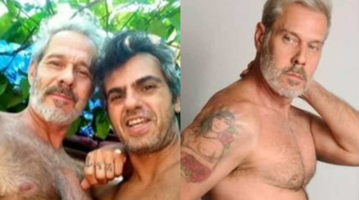 Nico Puig, eterno galã da Globo, expôs marido bonitão aos 50 anos (Fotos: Reprodução/ Internet)