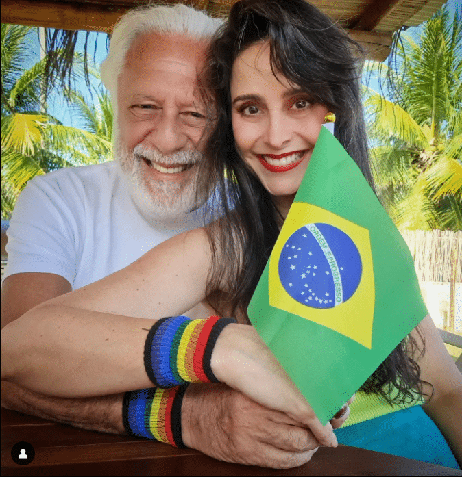 Antônio Fagundes e sua esposa Alexandra Martins, uma das mulheres mais lindas do Brasil (Foto Reprodução/Instagram)