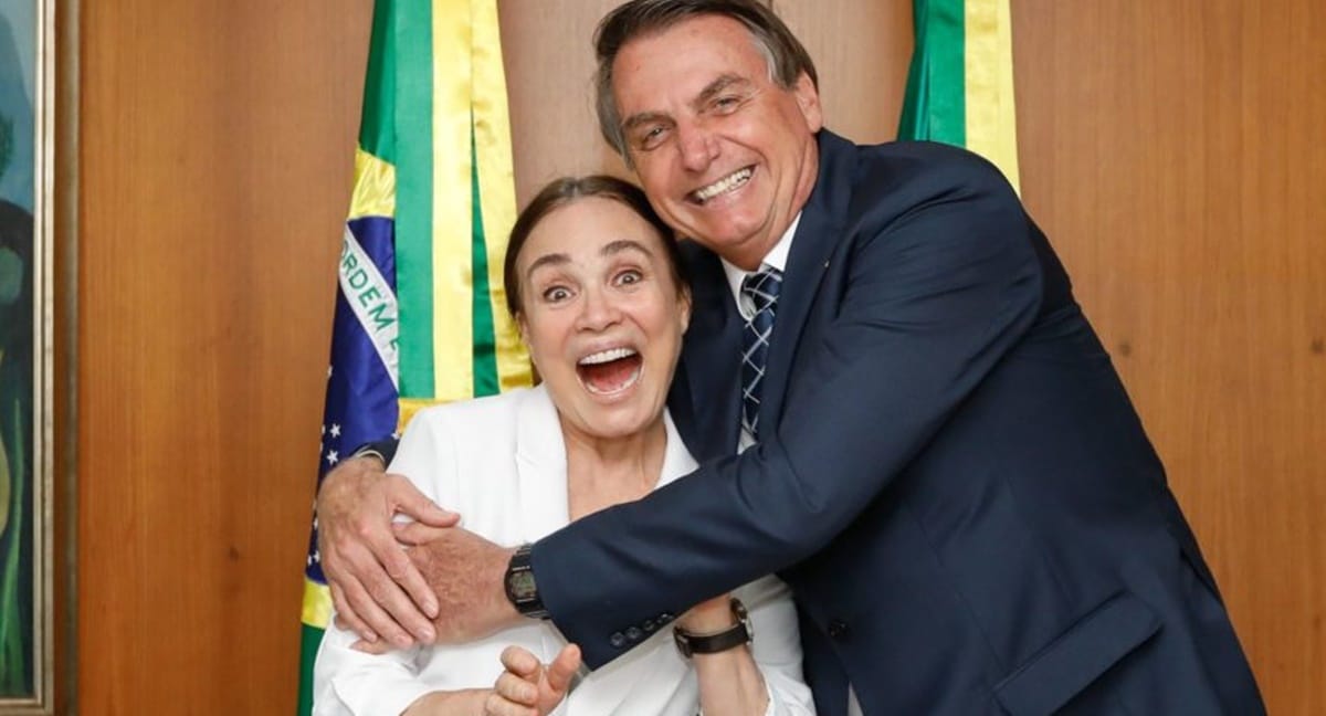 A atriz deixou a Globo após 51 anos para se dedicar ao governo do ex presidentre Jair Bolsonaro, em 2020