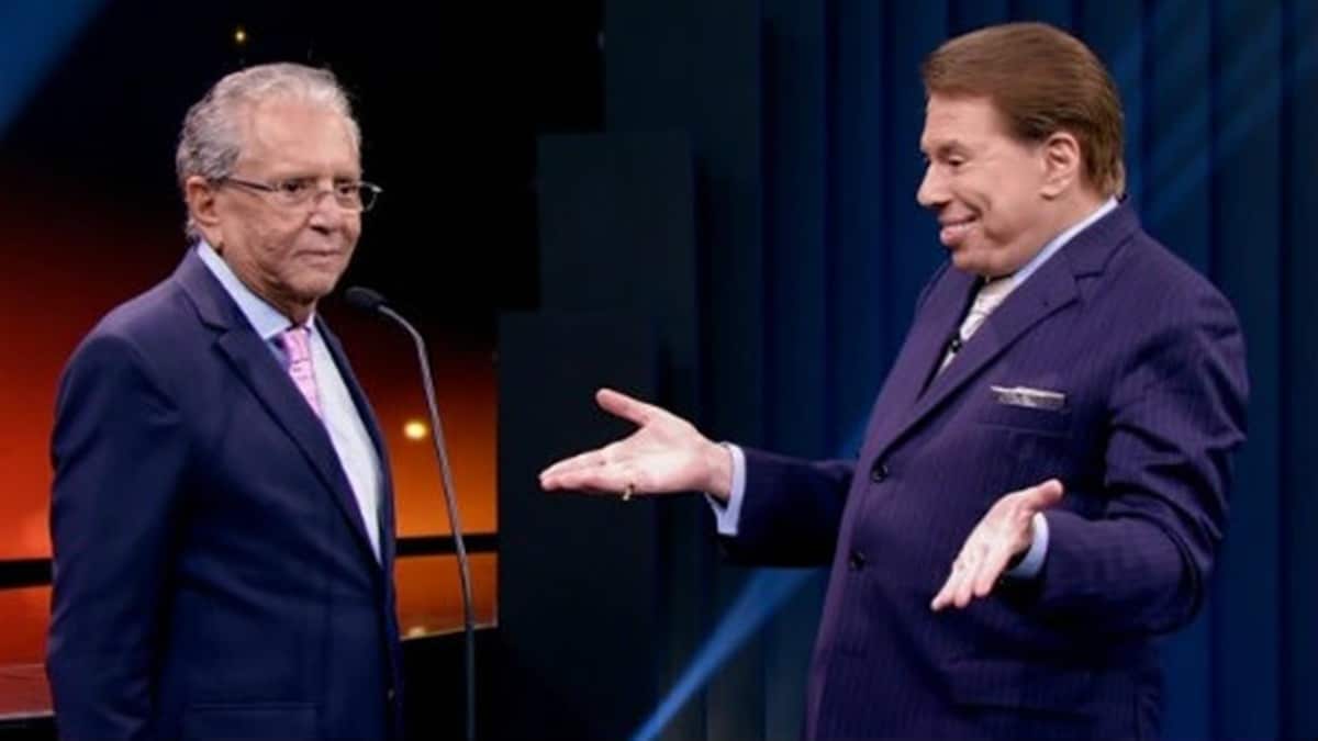 Carlos Alberto e Silvio Santos
