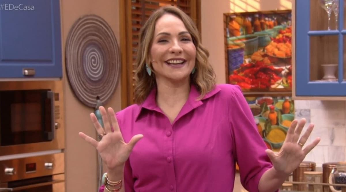 A apresentadora Maria Beltrão