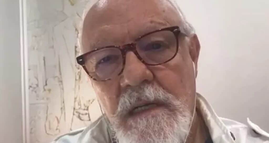 O ator veterano, aposentado da telinhas, deu entrevista por Live na Globo