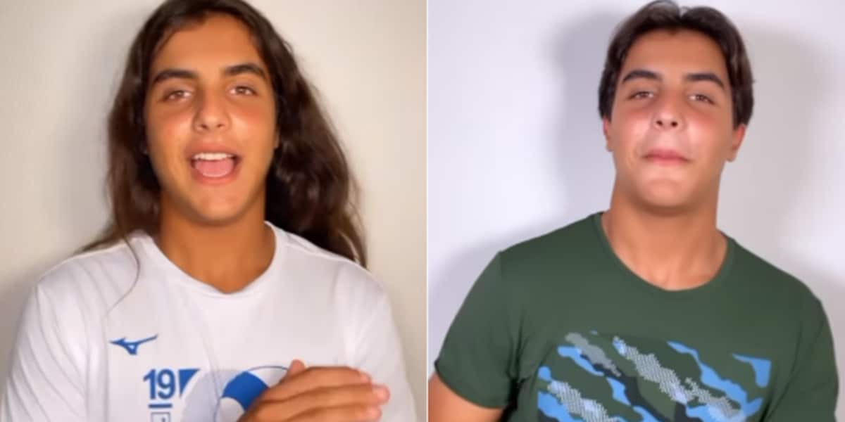 Antes e depois de Marcelo Cady, filho da Ivete Sangalo (Imagem Reprodução Internet)