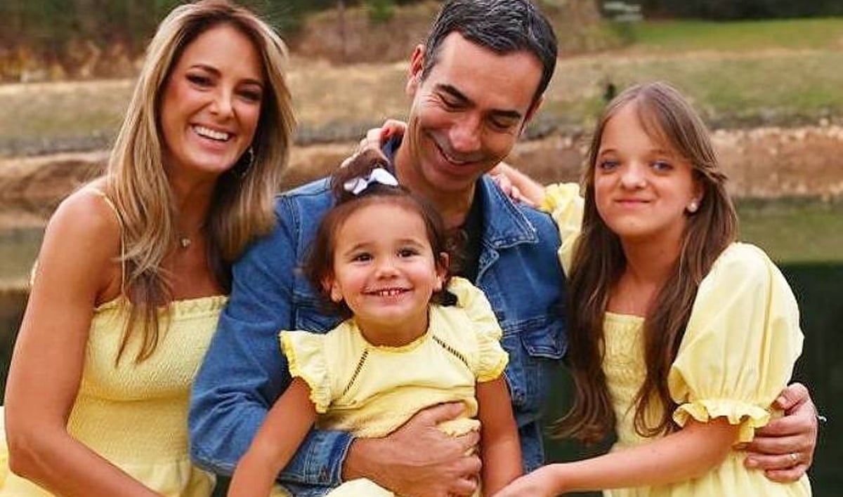 Ticiane Pinheiro, Manuella e Rafaella Justus: a família do jornalista da Globo