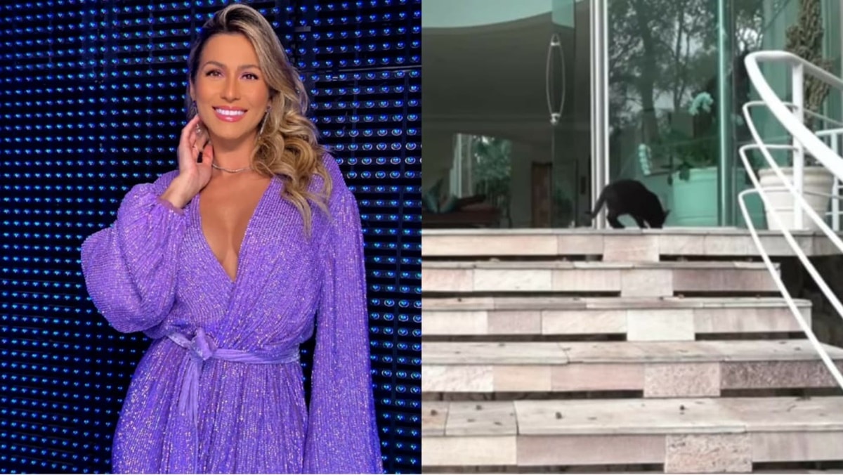 Lívia Andrade mostrou sua mansão no YouTube e escadaria de entrada surpreende