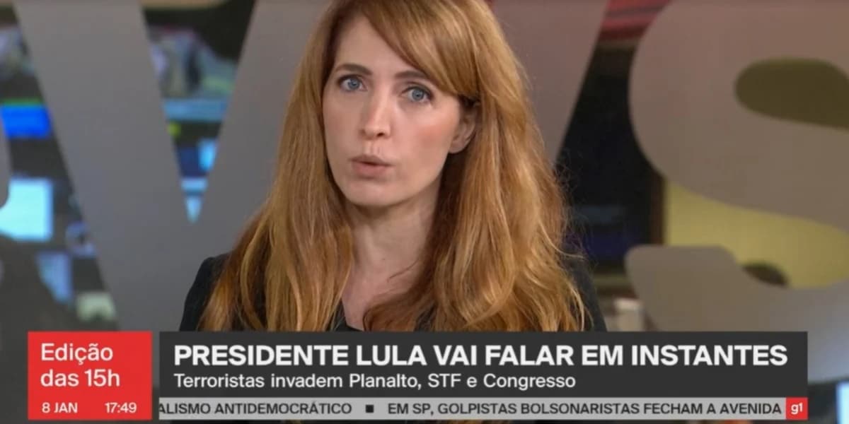 Poliana Abritta saiu dos estúdios da Globo e surgiu no jornalismo da GloboNews