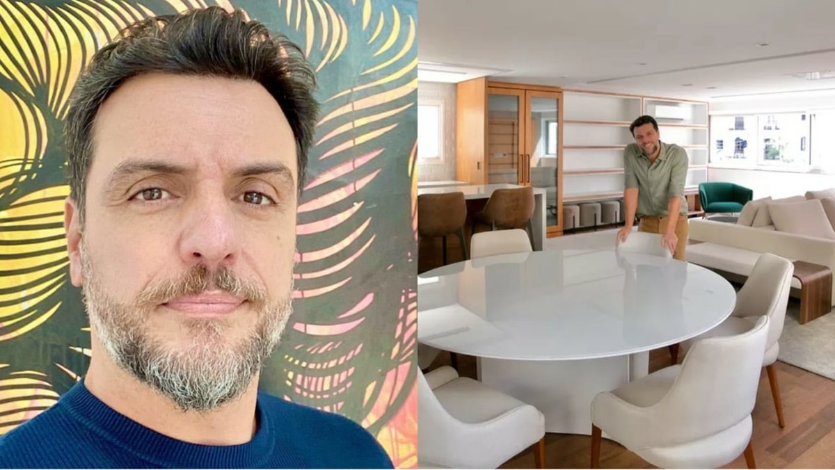 O ator da Globo mostrou sua casa reformada