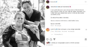 Morre dona Carmem, mãe do cantor Leonaro (Foto: Reprodução/ Instagram)