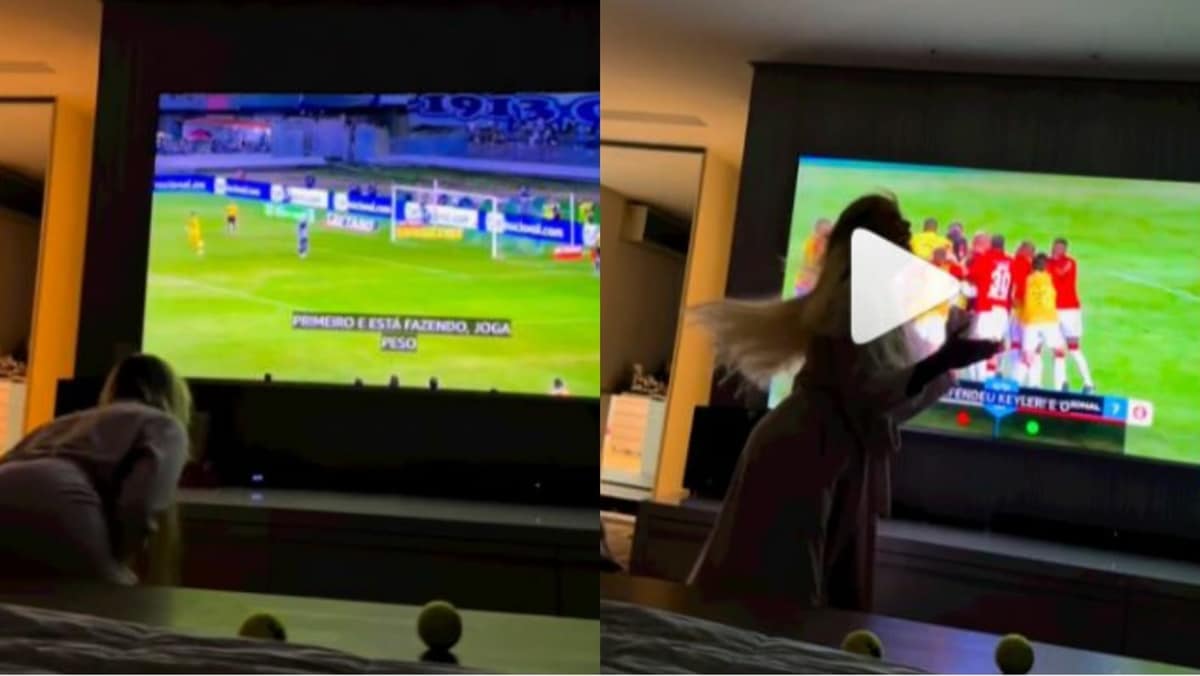Renata Fan tem vídeo entregue aos berros diante da classificação do Colorado pela Copa do Brasil 