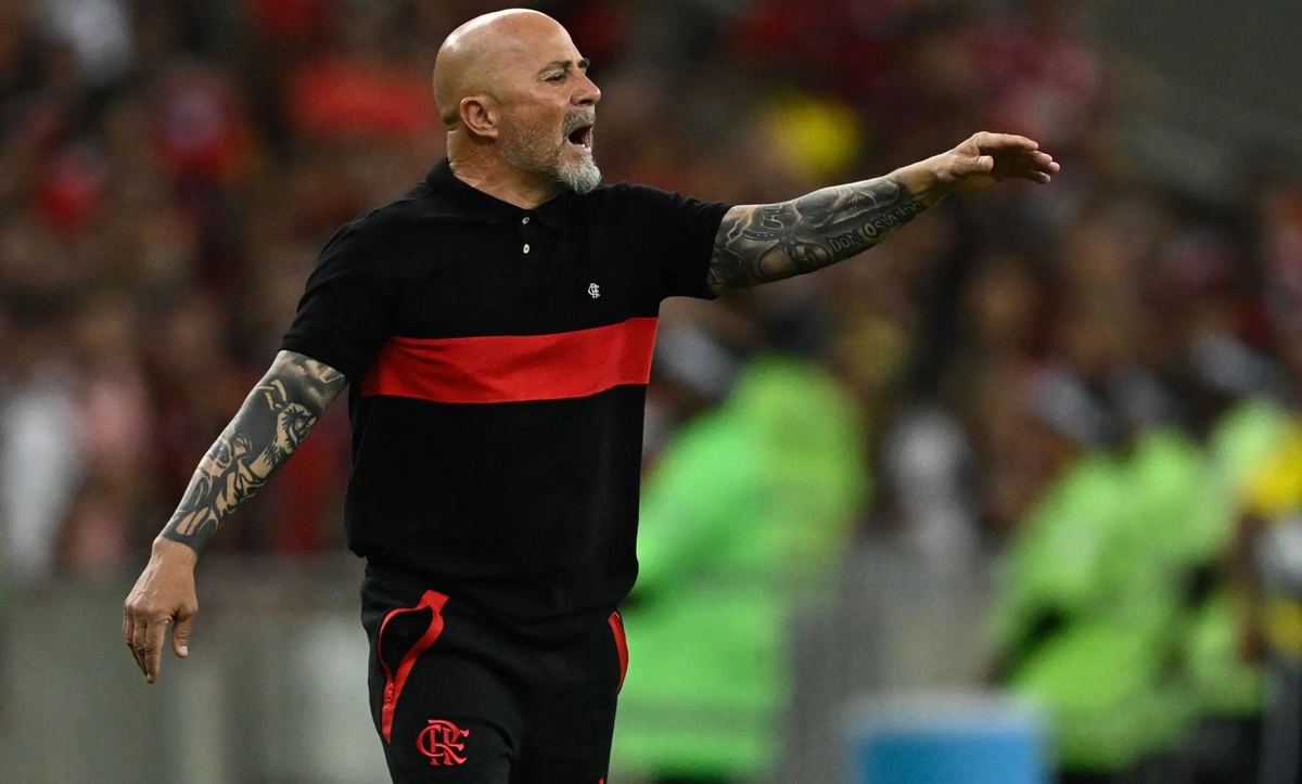 Jorge Sampaoli é atual técnico do Flamengo (Foto: Reprodução/ CRF)