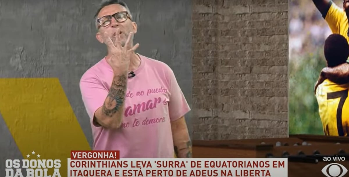 Neto critica o Corinthians e enaltece Palmeiras