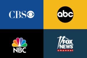 CBS, ABC, NBC e FOX são canais relevantes (Foto: Reprodução / Internet)